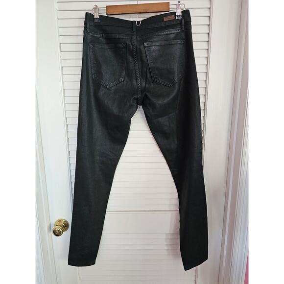 Principle Denim Innovators Black Leather Look Jeans‎ Womens 30 Dreamer Skinny - Picture 4 of 7